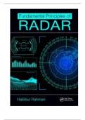 Solution Manual For Fundamental Principles of Radar, 1st Edition By Habibur Rahman