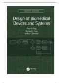 Solution Manual For Design of Biomedical Devices and Systems, 4th Edition By Paul H King