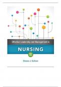 Solution Manual For Effective Leadership and Management in Nursing, 9th Edition By Eleanor Sullivan