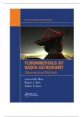 Solution Manual For Fundamentals of Radio Astronomy Observational Methods, 1st Edition By Jonathan Marr, Ronald Snell