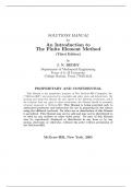 Introduction To The Finite Element Method Solutions Manual