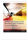 Solution Manual For Differential Equations and Boundary Value Problems Computing and Modeling, 5th Edition By Henry Edwards, David Penney, Athens, David Cals