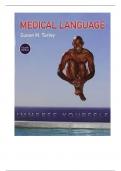 Solution Manual For Medical Language Immerse Yourself, 4th Edition By Susan Turley