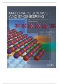 Solution Manual For Materials Science and Engineering An Introduction, 10th Edition By Callister, Rethwisch