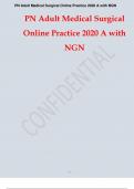 ATI PN Adult Medical Surgical Online Practice 2020 A with NGN