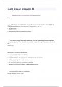 Gold coast chapter 16 questions with correct answers graded A+ 2024/2025