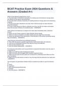 BCAT Practice Exam 2024 Questions & Answers (Graded A+)