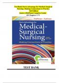 TEST BANK Davis Advantage for Medical-Surgical Nursing: Making Connections to Practice (3rd Edition) by Hoffman| A+ FULL GUIDE Chapters 1-71 | 2024 STUVIA PDF