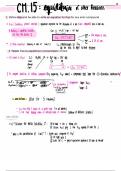 CHM 2046 General chemistry 2 ch. 15 learning objectives summary