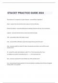  ETA/CET PRACTICE GUIDE 2024