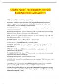 Aceable Agent - Promulgated Contracts Exam Questions And Answers