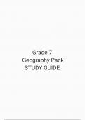 Grade 7 Geography GUIDE