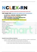 NCLEX-RN {NATIONAL COUNCIL LICENSURE EXAMINATION [FOR] REGISTERED NURSES (RN)} TEST BANK FOR IMMUNE INFLAMMATORY DISORDERS