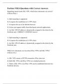 Fortinet NSE4 Questions with Correct Answers.