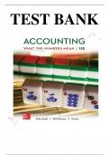 Test Bank - Accounting: What the Numbers Mean, 13th Edition by Marshall (All Chapters Included).