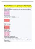 Basic Dysrhythmia-Relias Actual Exam with All Questions and Answers (Graded A+) (Recent Upadated Version) 2024  normal sinus rhythm