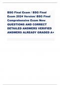   BSG Final Exam / BSG Final  Exam 2024 Version/ BSG Final  Comprehensive Exam New  QUESTIONS AND CORRECT  DETAILED ANSWERS VERIFIED  ANSWERS ALREADY GRADED A+                      U.S. companies moving into the international market need to be sensitive t