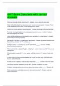 AHIT Exam Questions with correct Answers- Graded A