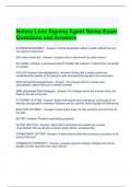 Notary Loan Signing Agent Terms Exam Questions and Answers 100% correct