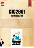 CIC2601 Tutorial Letter 2024