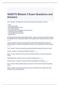 VADETS Module 2 Exam Questions and Answers- Graded A