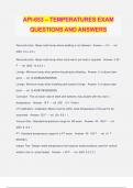 API-653 – TEMPERATURES EXAM QUESTIONS AND ANSWERS