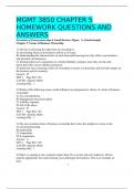 MGMT 3850 CHAPTER 5 HOMEWORK QUESTIONS AND ANSWERS