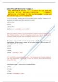CCS PRACTICE EXAM 1 AND 2 LATEST 2024-2025 ACTUAL QUESTIONS AND ANSWERS GRADED A