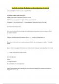 Xcel Life, Accident, Health License Exam Questions Graded A 