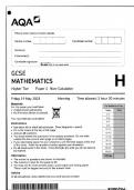GCSE AQA 2023 MATHEMATICS Paper 1
