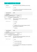 NSG 6420 FINAL EXAM