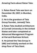 Ratan Tata: A Legacy of Leadership and Philanthropy