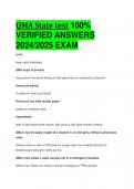 BEST REVIEW QMA State test 100%  VERIFIED ANSWERS  2024/2025 EXAM