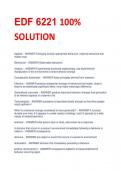 EDF 6222 100%  SOLUTION