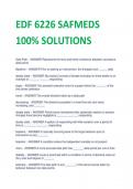 EDF 6226 SAFMEDS  100% SOLUTIONS