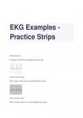 EKG Examples - Practice Strips