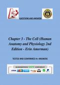 Chapter 3 - The Cell (Human Anatomy and Physiology 2nd Edition - Erin Amerman)