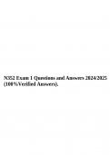 N352 Exam 1 Questions and Answers 2024/2025 (100%Verified Answers) & N352 Exam 4 Questions and Answers (Actual Exam) 2024/2025 (Verified Answers).