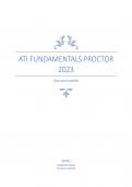 ATI FUNDAMENTALS PROCTOR 2023