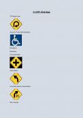 CA DMV Road Signs 