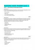 NURSING 6005 PHARM QUIZ 7. QUIZ 7 . Gastrointestinal and Hepatobiliary Disorders