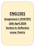 ENG1501 ASSIGNMENT 1 20224 ESSAY ANSWER