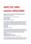 AAPC CPC 100% solution 