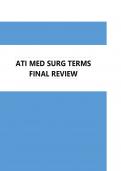 Medical Surgical ATI Final Review