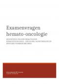 M1S2 HEMATO-ONCOLOGIE - Examenvragen