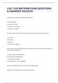 CGC 1100 MIDTERM EXAM QUESTIONS & ANSWERS 2024/2025