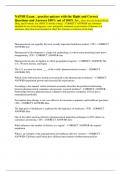 NAPSR Exam _ practice quizzes with the Right and Correct Questions and Answers 100% out of 100% A+_ How does the Federal Food, Drug, and Cosmetic Act (FFDCA) define a drug? - CORRECT ANSWER-any substance intended for use in the diagnosis, cure, mitigation