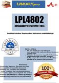 LPL4802 Assignment 1 Semester 1 - DUE 28 March 2024 