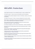 HRCI aPHR - Practice Exam with correct Answers