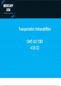 CMIT 421 Transportation Vulnerabilities